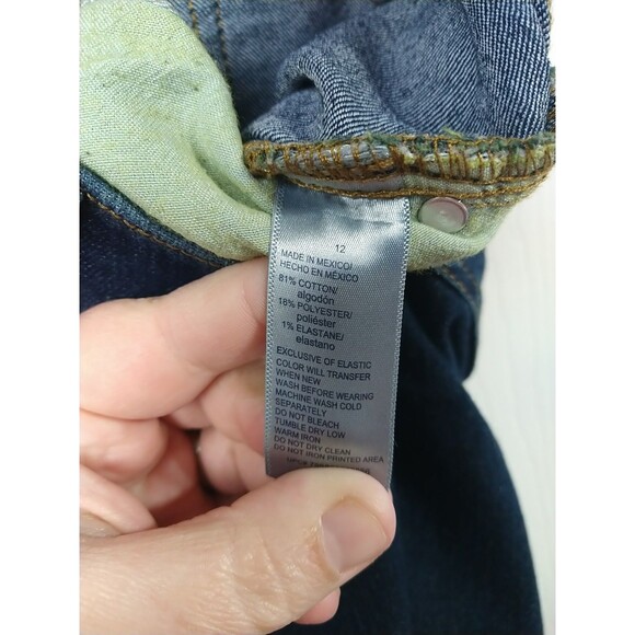 Rafaella Weekend Woman's 12 Jeans Cropped Mid Rise Straight Dark Stretch Denim - Picture 7 of 9